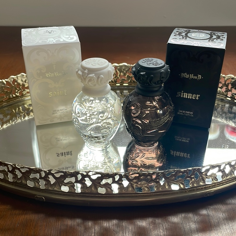 Kat Von D Saint and Sinner perfumes